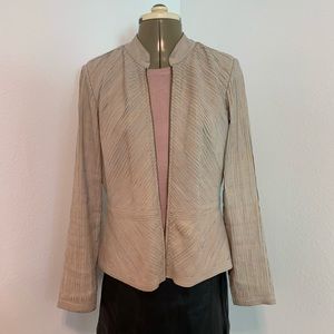 Bagatelle Perforated Supple Suede Leather Jackrt